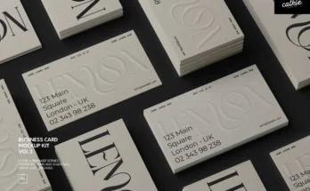 LEMON - Business Card Mockup