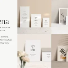 Stationery Mockup Scen