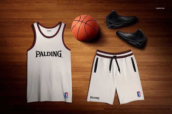 2 Basketball Uniform Mockup PSD