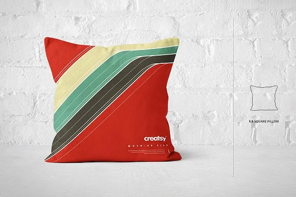 2 Pillow Many Sizes Mockup PSD