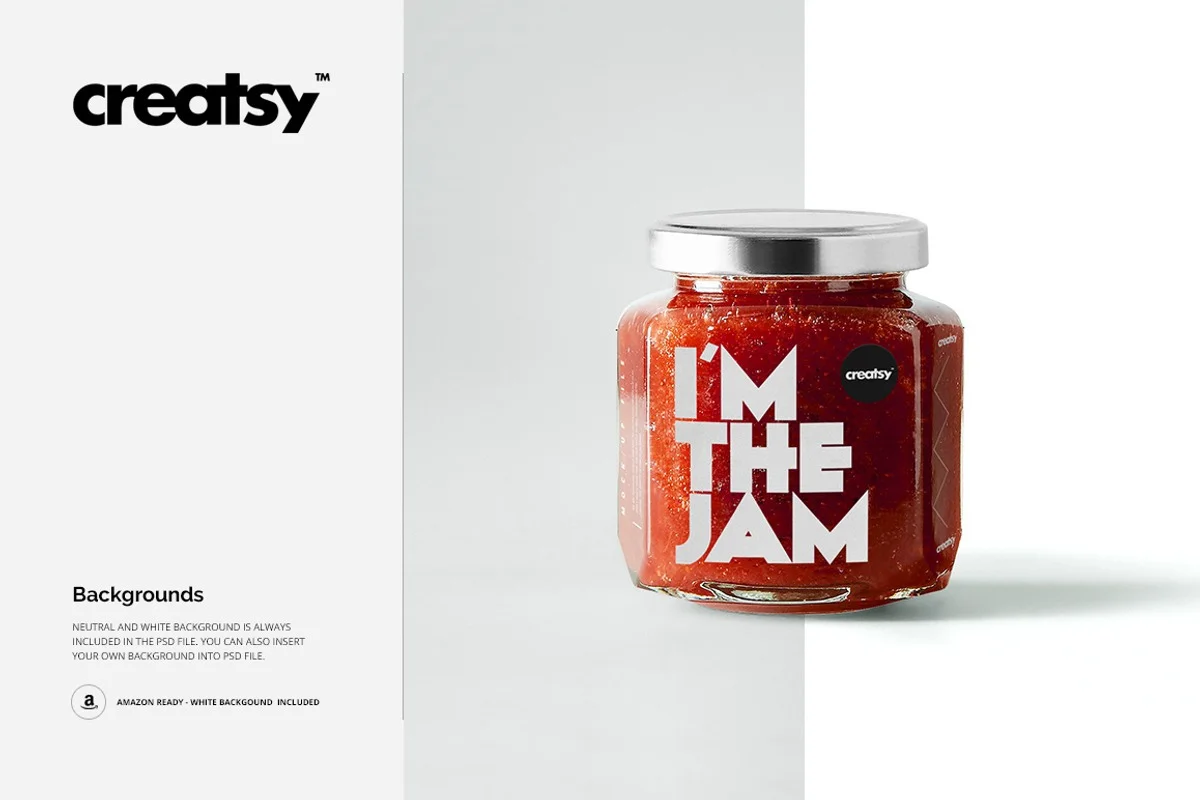 3 Jam Jar Mockups