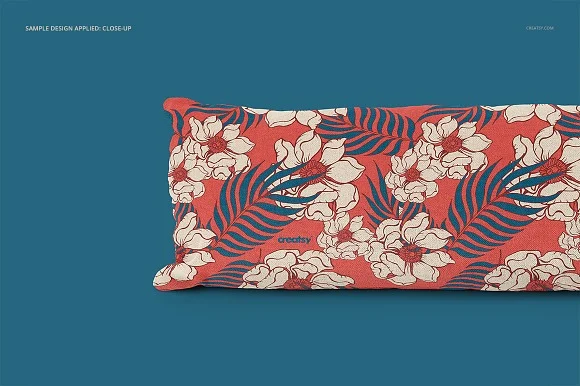 3 Long Pillow Mockup PSD