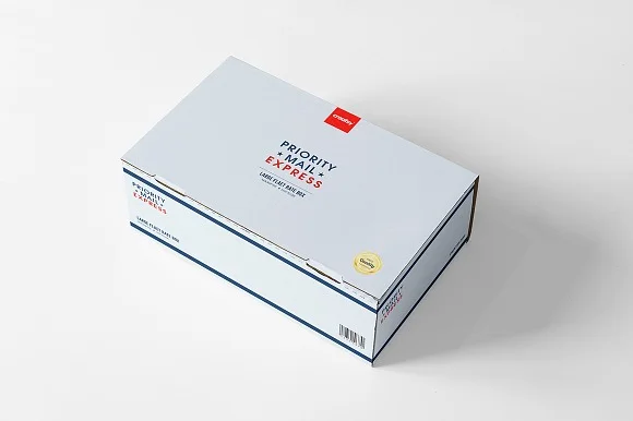 3 Mailing Box Mockup PSD