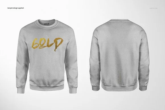 3 Sweatshirt Mockup PSD