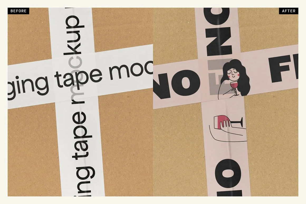 Packaging Tape Mockup