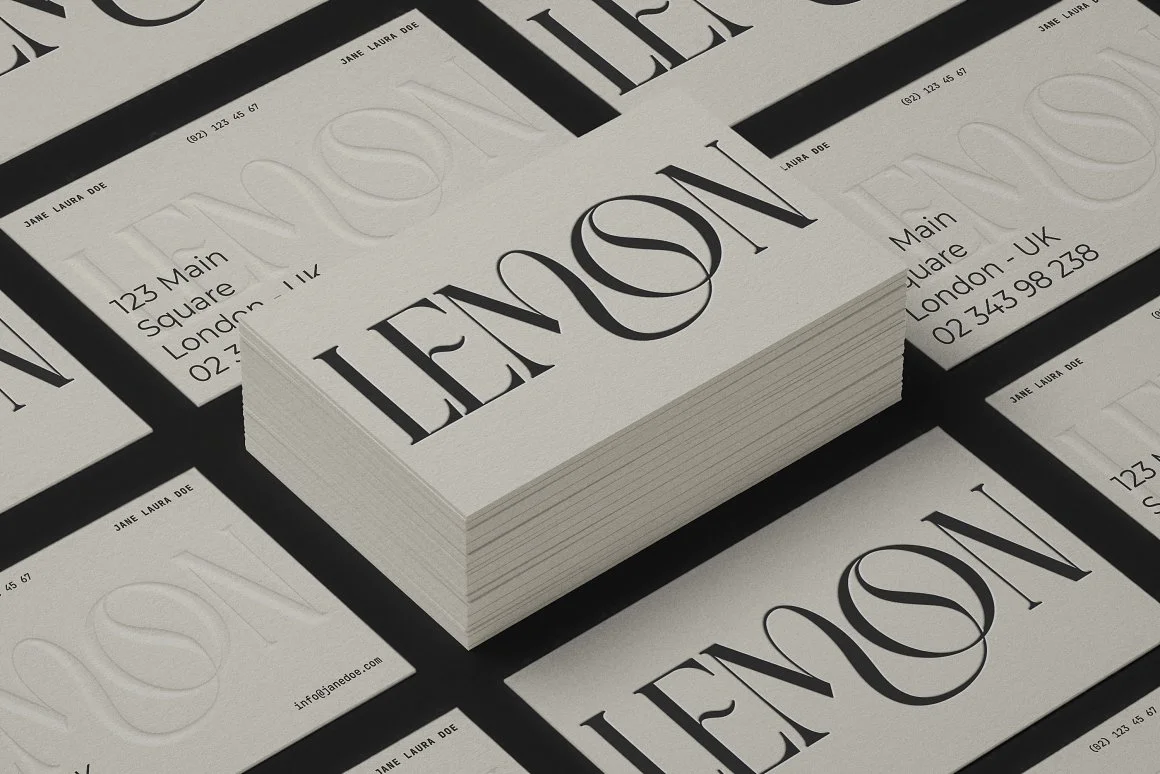 LEMON - Business Card Mockup