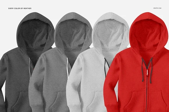 4 Kids Hoodie Mockup PSD