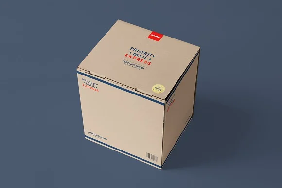 4 Mailing Box Mockup PSD