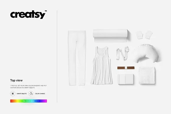 4 Yoga Identity Mockup PSD