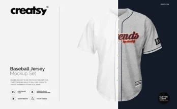 Baseball Jersey Mockup PSD