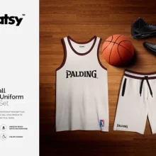 Basketball Uniform Mockup PSD