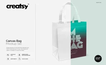 Canvas Bag Mockup PSD