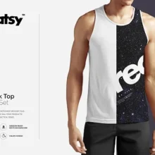 Gym Tank Top Mockup PSD