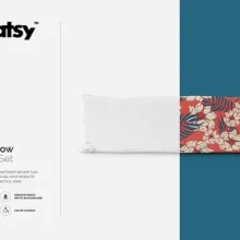 Long Pillow Mockup PSD