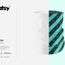 Neck Gaiter Mockup PSD