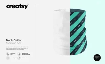 Neck Gaiter Mockup PSD