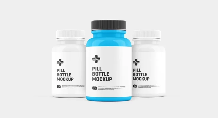 Pill Bottle Mockup