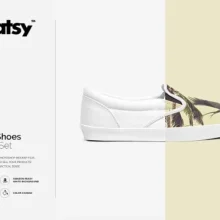 Slip On Shoes Mockup PSD