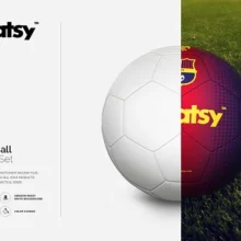 Soccer Ball Mockup PSD