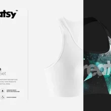 Sport Bra Mockup PSD