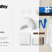 Yoga Identity Mockup PSD