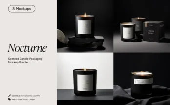 Luxury Candle Mockup