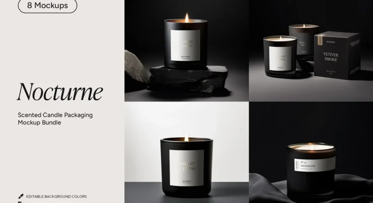 Luxury Candle Mockup