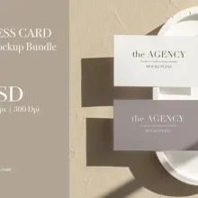 Business Card Photo Mockup