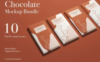 Chocolate Mockup Bundle