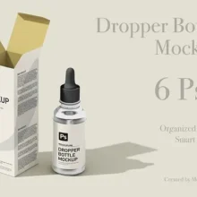 Dropper Bottle Mockup Bundle