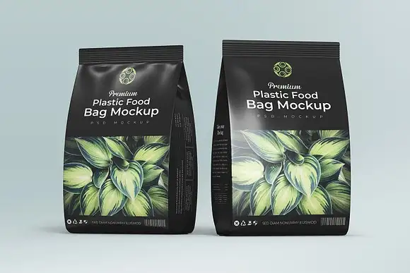 Food Packaging Bag Mockup 2