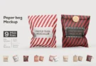 Gift Paper Bag Mockup