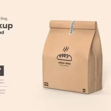 Kraft Paper Bag Mockup