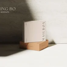 Mailing Box Packaging Mockup