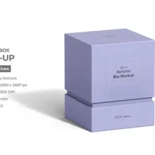 Perfume Box Packaging Mockup