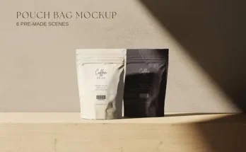 Pouch Bag Mockup Bundle