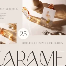 Caramel Lifestyle Mockups