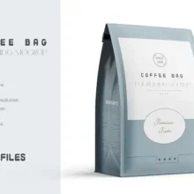 Food Pouch Bag Packaging Mockups