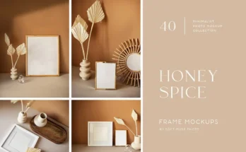 Honey Spice Minimalist Mockups