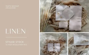 LINEN Neutral Stock Photos