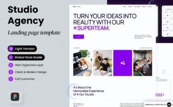 Yanto Studio Agency Landing Page