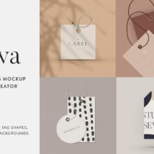 Tuva Hang Tag Mockup Scene Creator