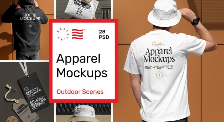Outdoor Apparel Mockups Vol.1