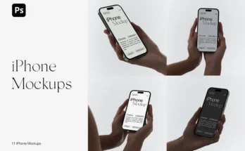 iPhone 14 Pro in Hand Mockups
