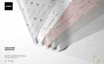 Tissue Paper Mockup Set