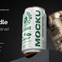Can Bundle Mockups 33cl 12oz