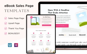 eBook Sales Page Templates