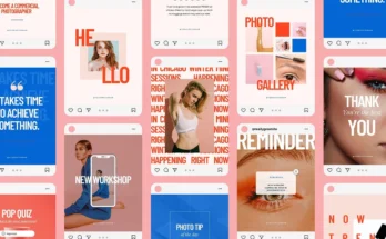 Instagram Post Template | Bright