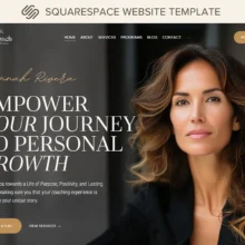 Squarespace Template Coach Website