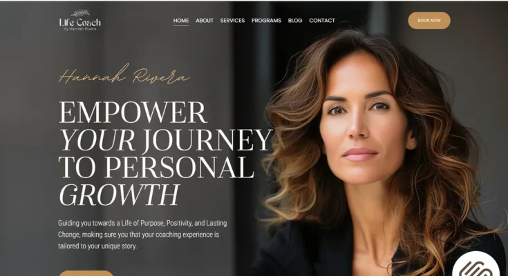 Squarespace Template Coach Website